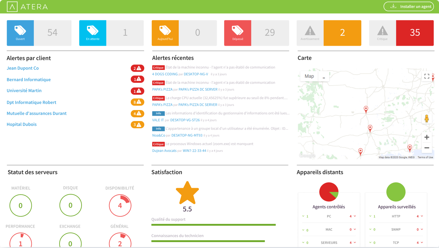 Logiciel RMM complet - Atera, la solution RMM pour les pros de l'IT & MSP