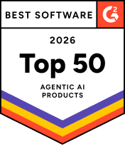 g2 badge top_50_best_agentic_ai_software_products_spring_2026